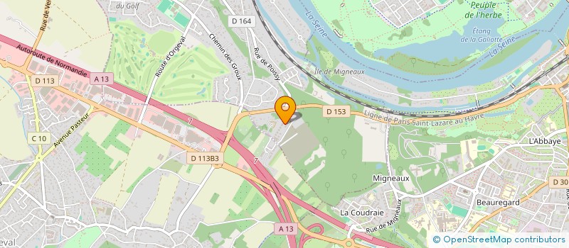 localisation de l'entreprise MONSIEUR MICKAEL IMBERTI  VILLENNES-SUR-SEINE