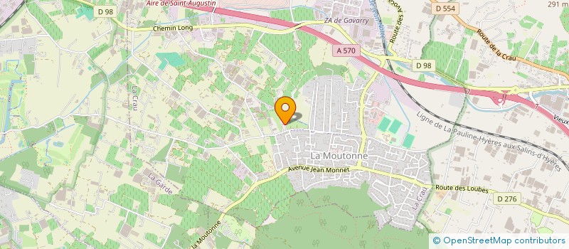 localisation de l'entreprise MONSIEUR MICKAEL INCARDONA  LA CRAU