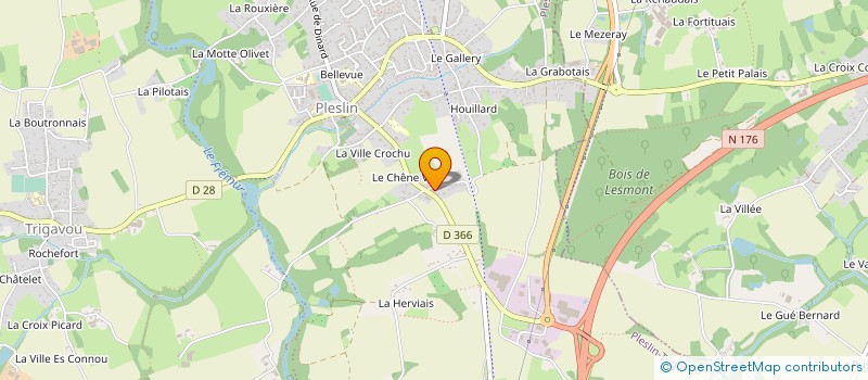 localisation de l'entreprise MONSIEUR MICKAEL INTES à PLESLIN-TRIGAVOU