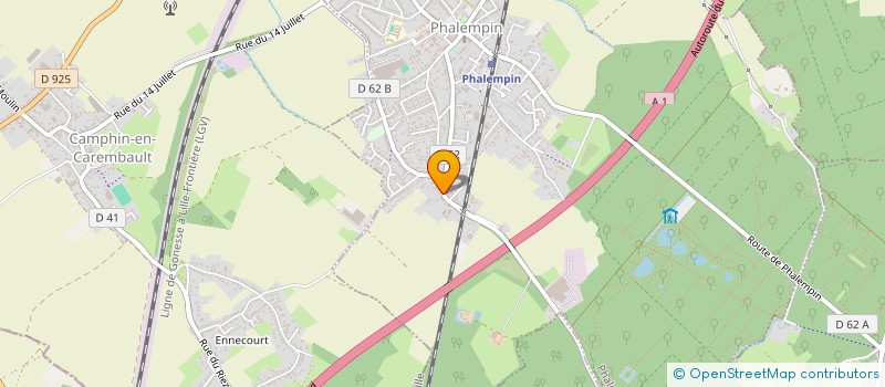 localisation de l'entreprise MONSIEUR MICKAEL ISBLED  PHALEMPIN