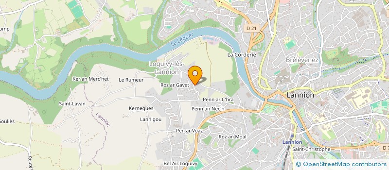 localisation de l'entreprise MONSIEUR MICKAEL JACOB à CAOUENNEC-LANVEZEAC