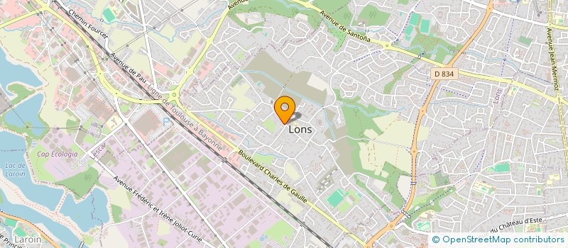 localisation de l'entreprise MONSIEUR MICKAEL JAECK  LONS