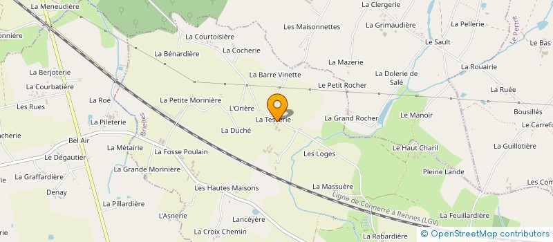 localisation de l'entreprise MONSIEUR MICKAEL JAGLINE  BRIELLES