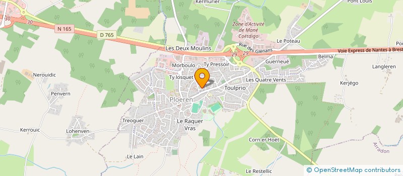 localisation de l'entreprise MONSIEUR MICKAEL JAN à PLOEREN