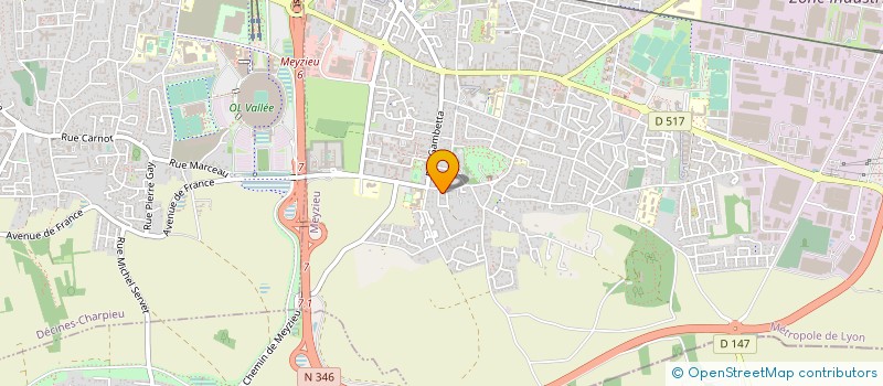 localisation de l'entreprise MONSIEUR MICKAEL JANON  LA BALME-DE-SILLINGY