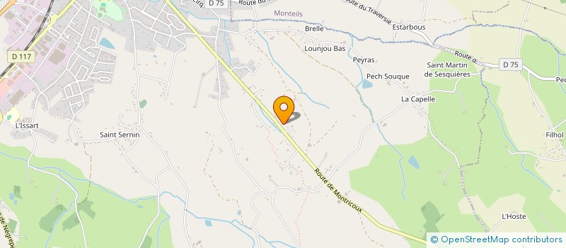 localisation de l'entreprise MONSIEUR MICKAEL JAURES  CAUSSADE