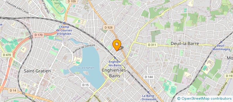 localisation de l'entreprise MONSIEUR MICKAEL JAY  ENGHIEN LES BAINS