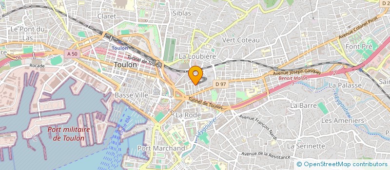 localisation de l'entreprise MONSIEUR MICKAEL JAZI  TOULON