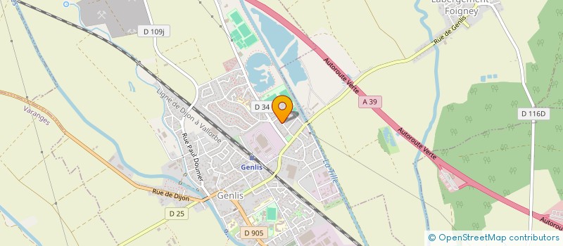 localisation de l'entreprise MONSIEUR MICKAEL JEAN  GENLIS