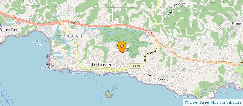 localisation de l'entreprise MONSIEUR MICKAEL JEANNE à LE GOSIER