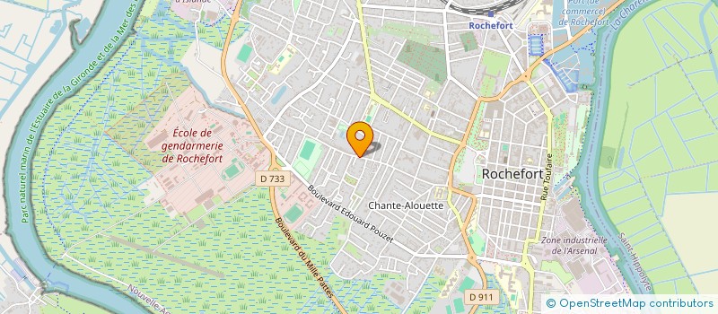 localisation de l'entreprise MONSIEUR MICKAEL JEANNET  ROCHEFORT