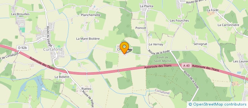 localisation de l'entreprise MONSIEUR MICKAEL JOBAZE à CURTAFOND