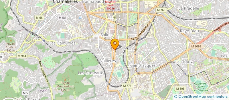 localisation de l'entreprise MONSIEUR MICKAEL JOFFROY  CLERMONT-FERRAND