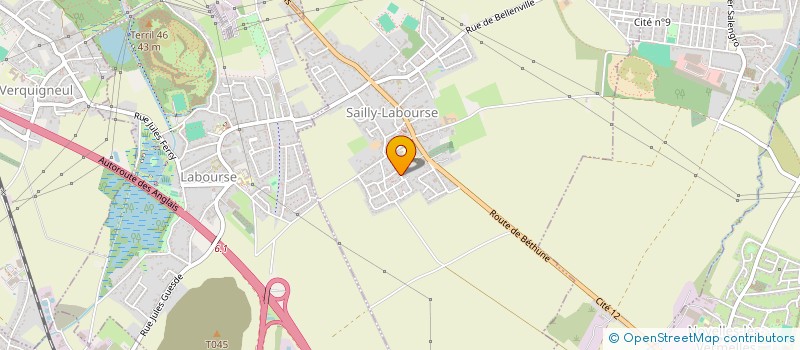 localisation de l'entreprise MONSIEUR MICKAEL JOLY  SAILLY-LABOURSE