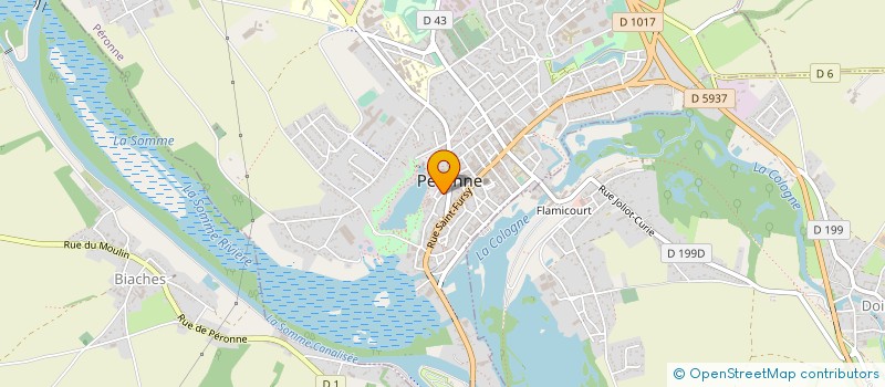 localisation de l'entreprise MONSIEUR MICKAEL JOLY  PERONNE