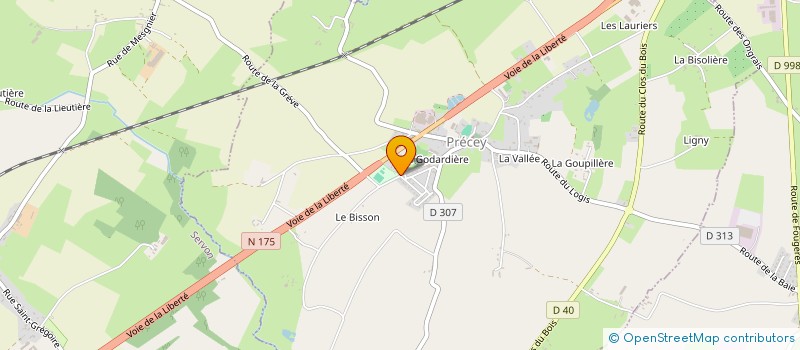 localisation de l'entreprise MONSIEUR MICKAEL JOUENNE  PRECEY