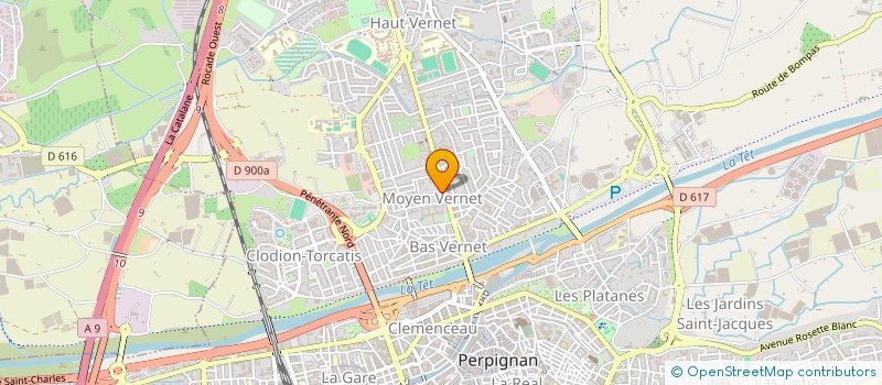 localisation de l'entreprise MONSIEUR MICKAEL JUANICO  PERPIGNAN