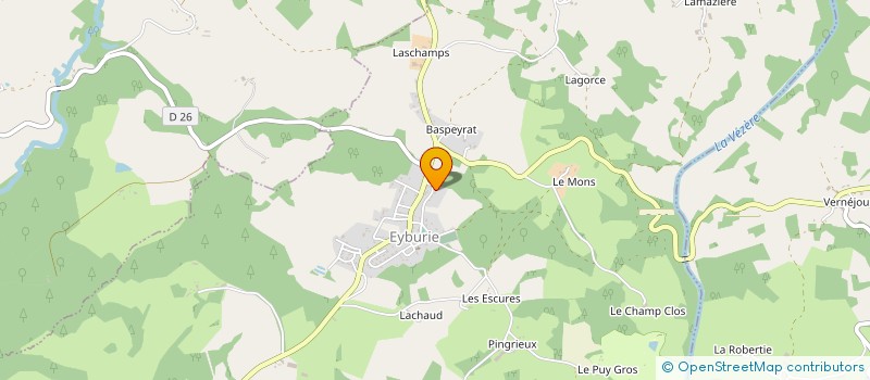 localisation de l'entreprise MONSIEUR MICKAEL JUILLE  EYBURIE