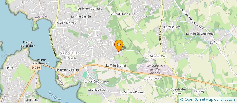 localisation de l'entreprise MONSIEUR MICKAEL JUND  SAINT-BRIAC-SUR-MER