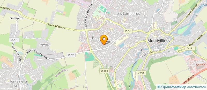 localisation de l'entreprise MONSIEUR MICKAEL JUSTINIANO  MONTIVILLIERS