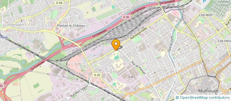 localisation de l'entreprise MONSIEUR MICKAEL KARL  MULHOUSE