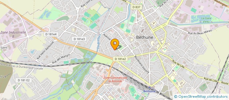 localisation de l'entreprise MONSIEUR MICKAEL KARPINSKI à BETHUNE