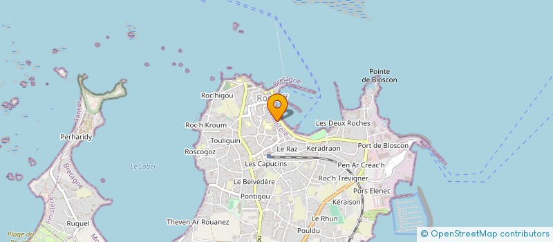 localisation de l'entreprise MONSIEUR MICKAEL KERMARREC  ROSCOFF