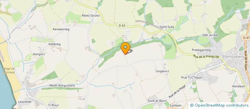 localisation de l'entreprise MONSIEUR MICKAEL KERVELLA  PLOMODIERN