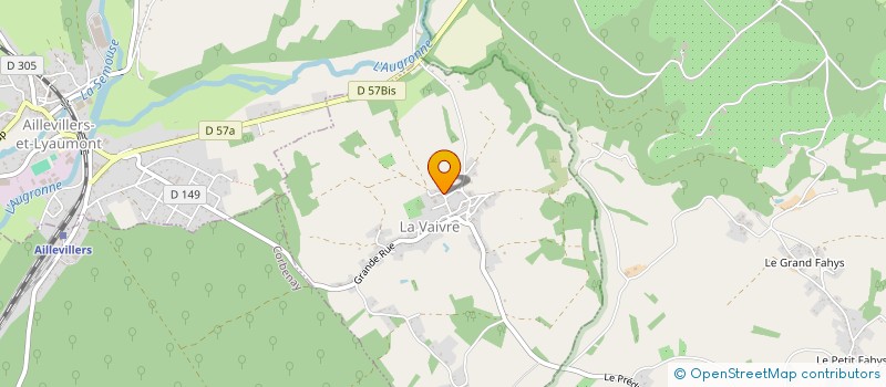 localisation de l'entreprise MONSIEUR MICKAEL KIEBER  LA VAIVRE