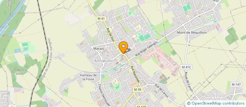 localisation de l'entreprise MONSIEUR MICKAEL KNEPFLER  ANNULLIN