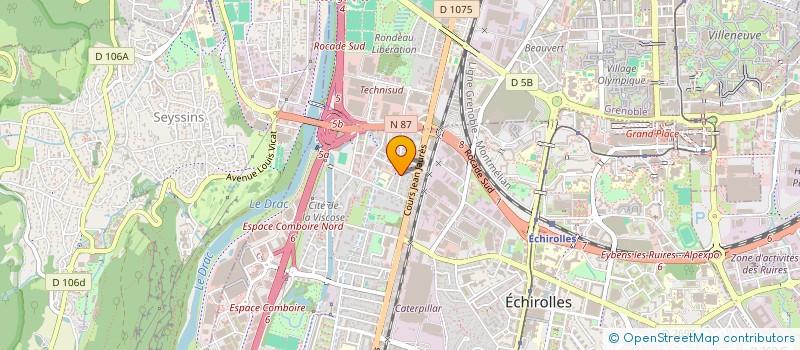 localisation de l'entreprise MONSIEUR MICKAEL KOSNO  ECHIROLLES