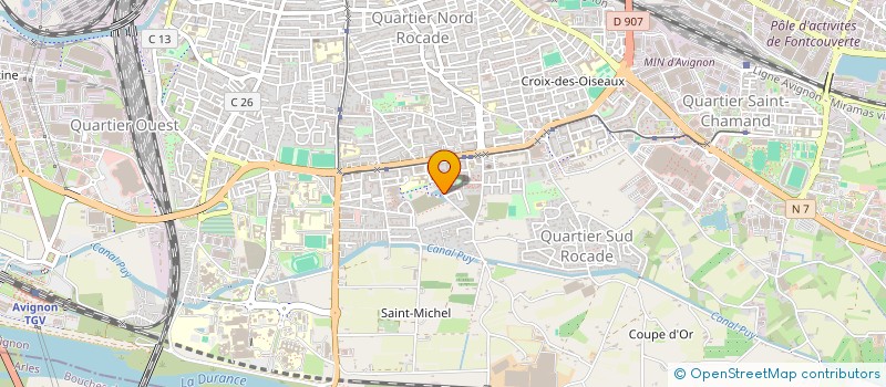 localisation de l'entreprise MONSIEUR MICKAEL KRIEG  AVIGNON