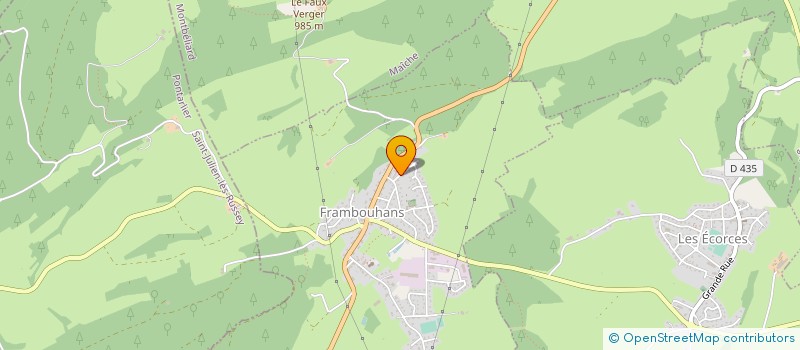 localisation de l'entreprise MONSIEUR MICKAEL LAB  FRAMBOUHANS