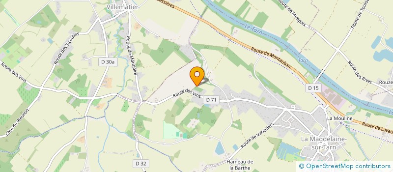 localisation de l'entreprise MONSIEUR MICKAEL LABATTUT  LA MAGDELAINE-SUR-TARN