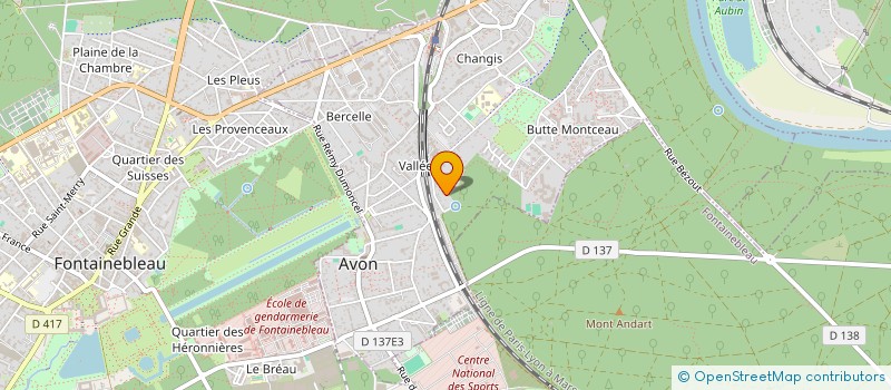 localisation de l'entreprise MONSIEUR MICKAEL LABE  AVON