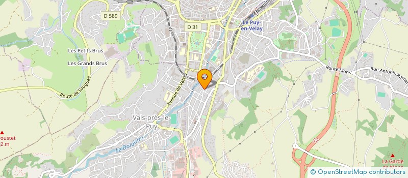 localisation de l'entreprise MONSIEUR MICKAEL LABRE à LE PUY-EN-VELAY