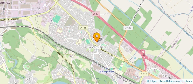 localisation de l'entreprise MONSIEUR MICKAEL LACERDA-REBELO  LA VERPILLIERE