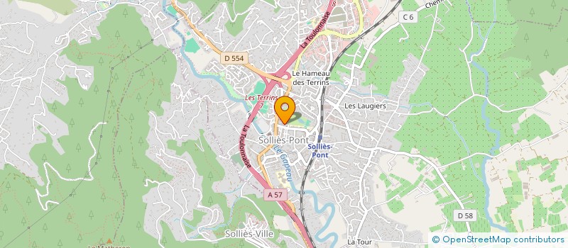 localisation de l'entreprise MONSIEUR MICKAEL LACROIX  SOLLIES-PONT