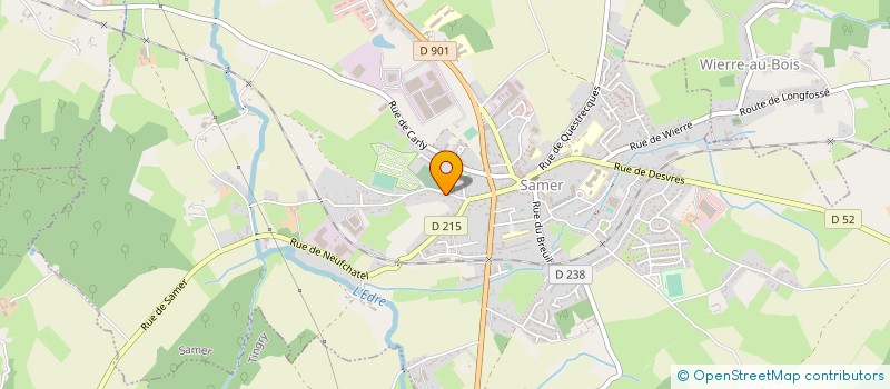 localisation de l'entreprise MONSIEUR MICKAEL LADANT  SAMER