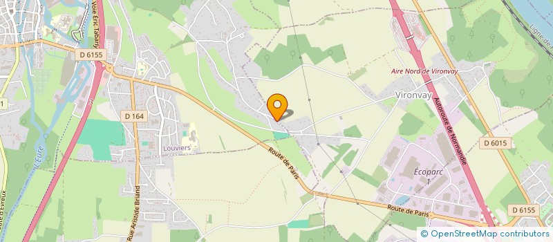 localisation de l'entreprise MONSIEUR MICKAEL LADIRAY  LOUVIERS