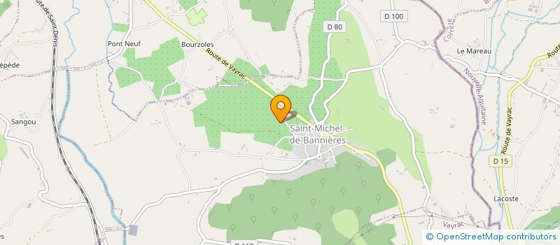 localisation de l'entreprise MONSIEUR MICKAEL LAFLEUR  VAYRAC