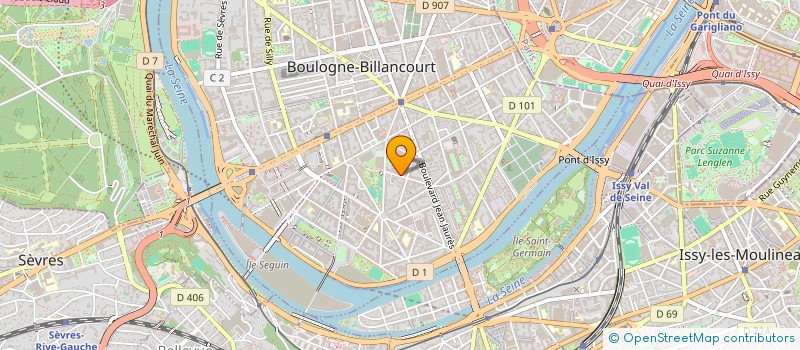localisation de l'entreprise MONSIEUR MICKAEL LAFONT à BOULOGNE-BILLANCOURT