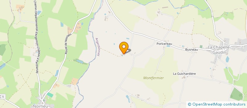 localisation de l'entreprise MONSIEUR MICKAEL LAFONT  ARGENTONNAY