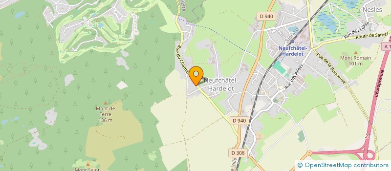 localisation de l'entreprise MONSIEUR MICKAEL LAFRANCE  NEUFCHATEL-HARDELOT