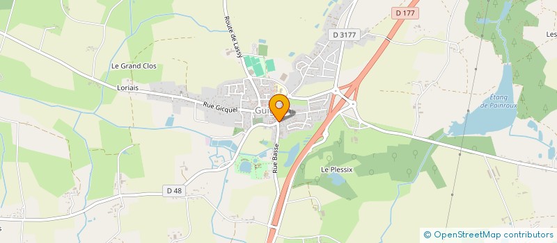 localisation de l'entreprise MONSIEUR MICKAEL LAFRANCHE  GUIGNEN