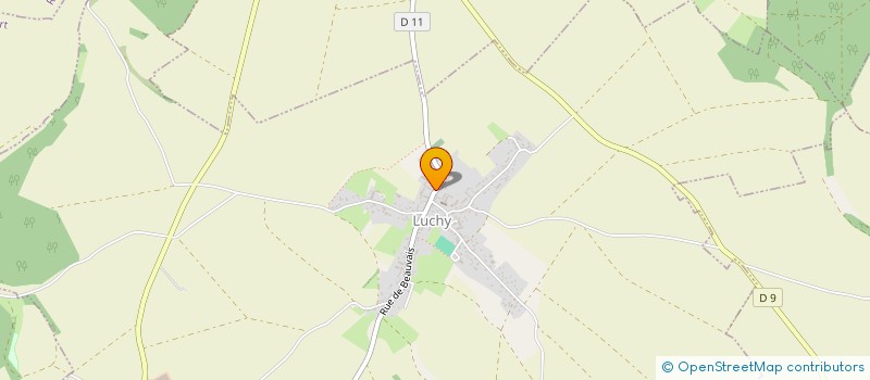 localisation de l'entreprise MONSIEUR MICKAEL LAGACHE  LUCHY