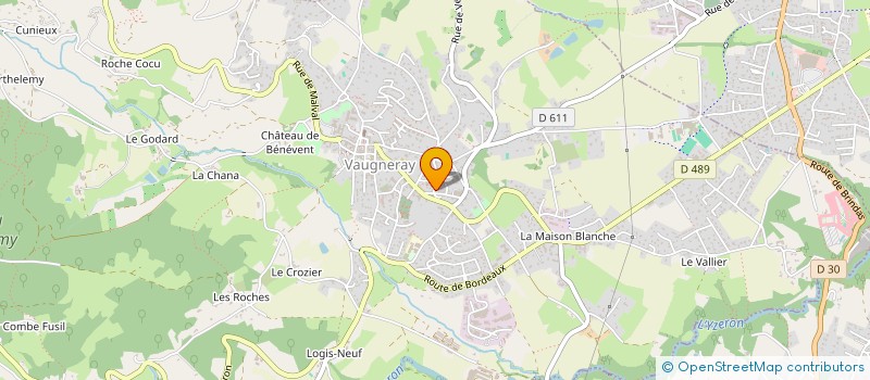 localisation de l'entreprise MONSIEUR MICKAEL LAGER  VAUGNERAY