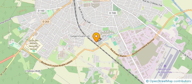 localisation de l'entreprise MONSIEUR MICKAEL LAGHOUATI  HAGUENAU