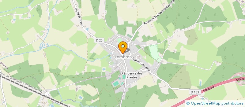 localisation de l'entreprise MONSIEUR MICKAEL LAGOUTTE  LOMBRON