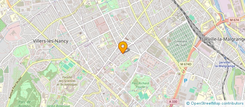 localisation de l'entreprise MONSIEUR MICKAEL LAHAYE  VANDUVRE-LES-NANCY